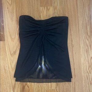Black Strapless Top